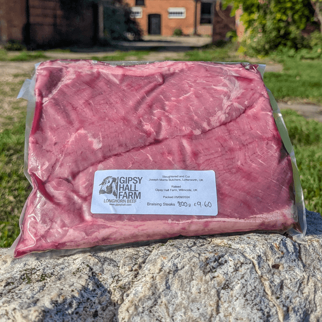 Braising Steaks (Pack of 2) 800g